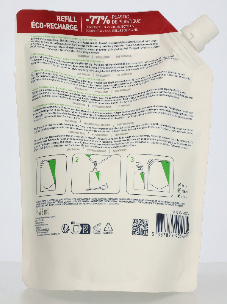 CeraVe Hydrating Cleanser Eco Refill 473 ml