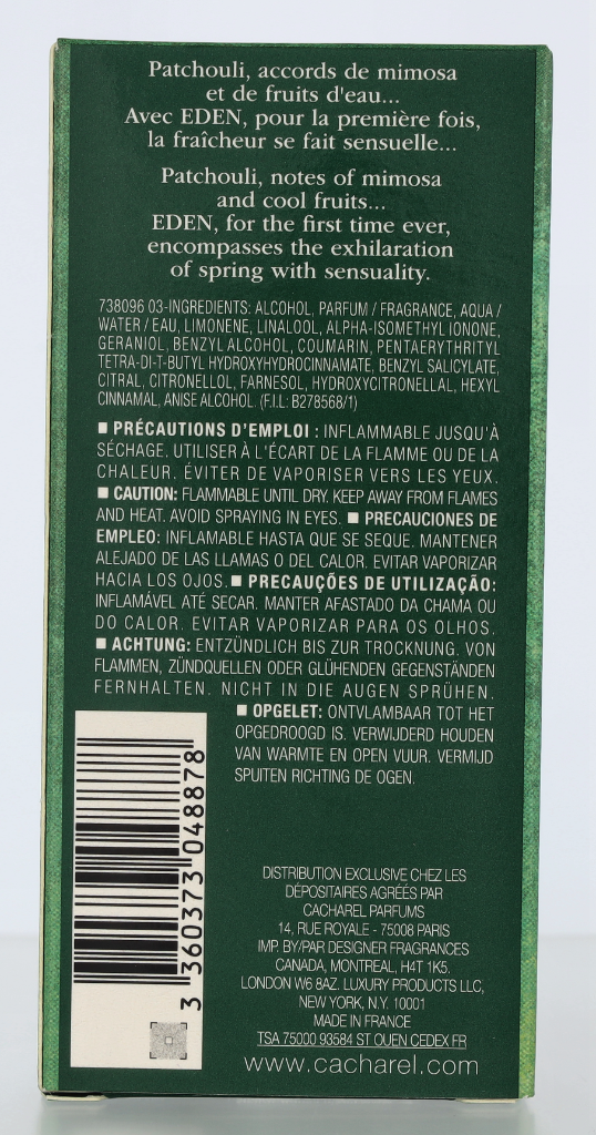 Cacharel Eden Eau de parfum Spray