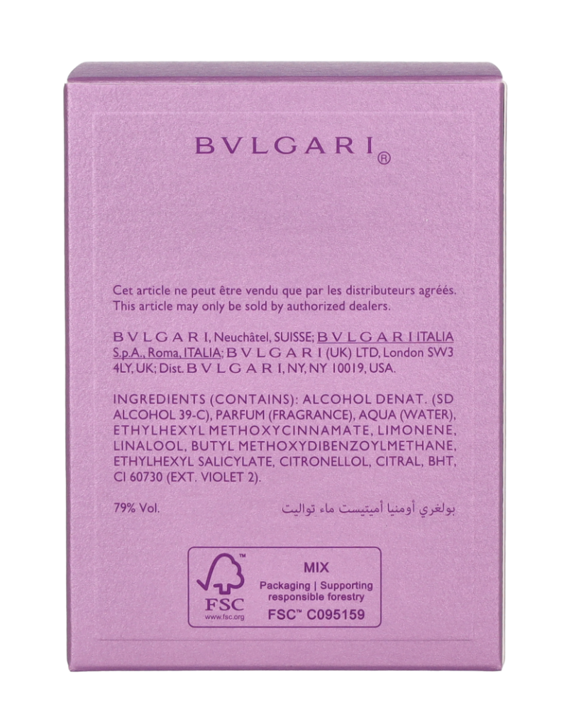 Bvlgari Omnia Amethyste Edt Spray 30 ml
