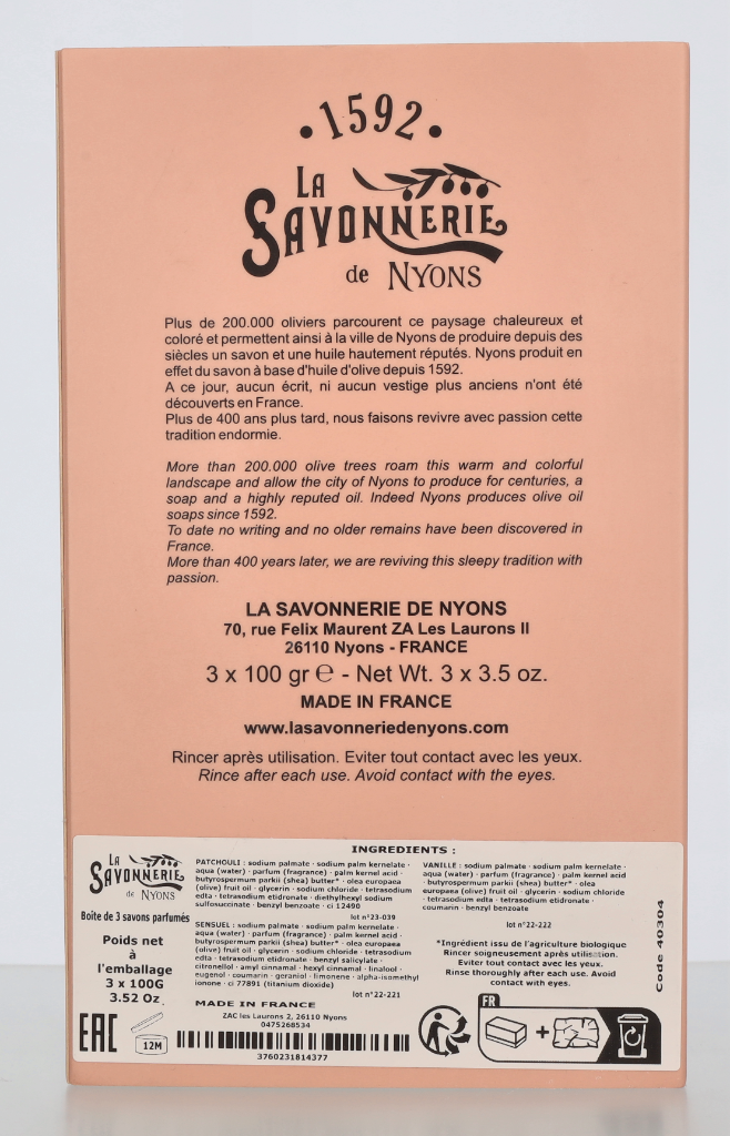 La Savonnerie De Nyons Soap Bar Set 300 g