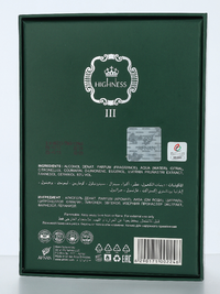 Afnan Highness Green III Edp Spray 100 ml