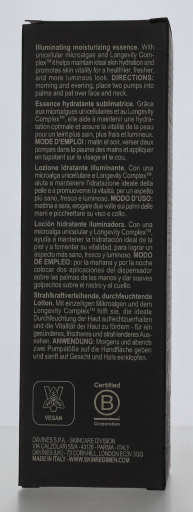 Comfort Zone Skin Regimen Lx Microalgae Essence 100 ml