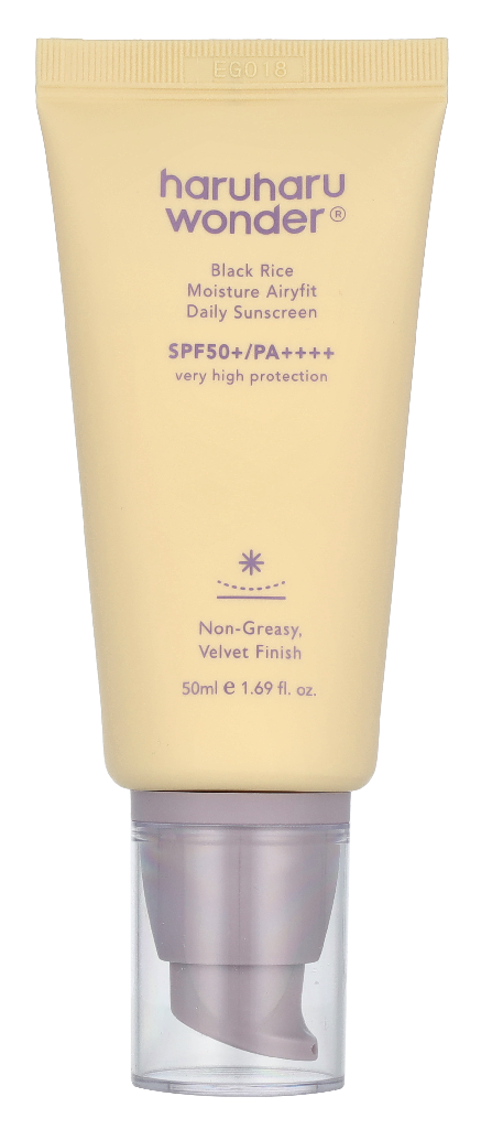 Haruharu Wonder Black Rice Moisture Airyfit Daily Sunscreen SPF50+ PA++++ 50 ml