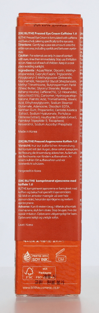 Blithe Caffeine 1.0 Pressed Eye Cream 20 ml