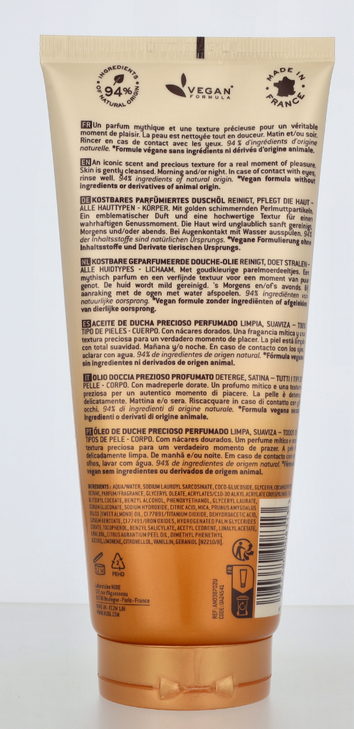Nuxe Prodigieux Shower Oil 200 ml