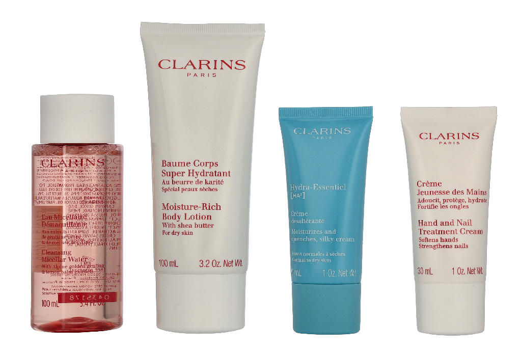 Clarins Head-To-Toe Moisturizing Essentials Set 228 ml