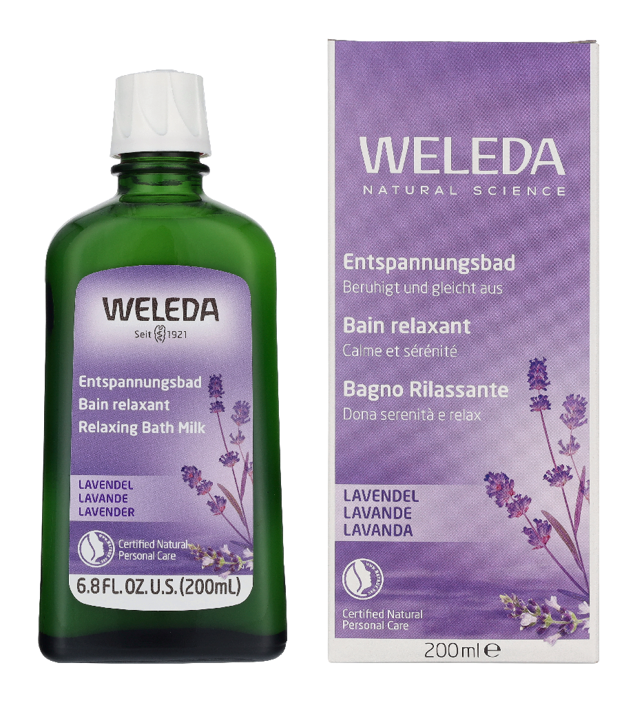 Weleda Lavender Relaxing Bath Milk 200 ml