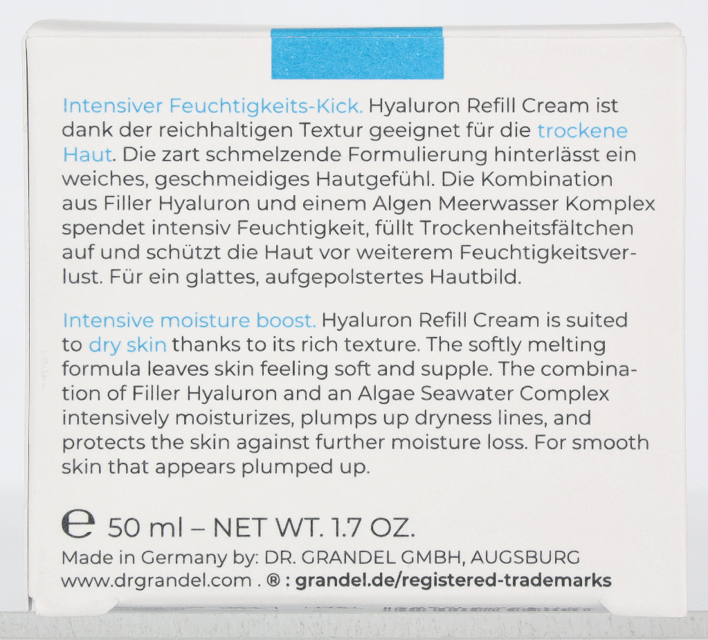 Dr.Grandel Hydro Active Hyaluron Cream Refill 50 ml