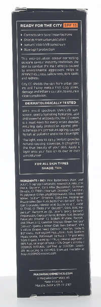 Madara Citycc Anti-Pollution Hyaluronic Cream CC SPF 40 ml