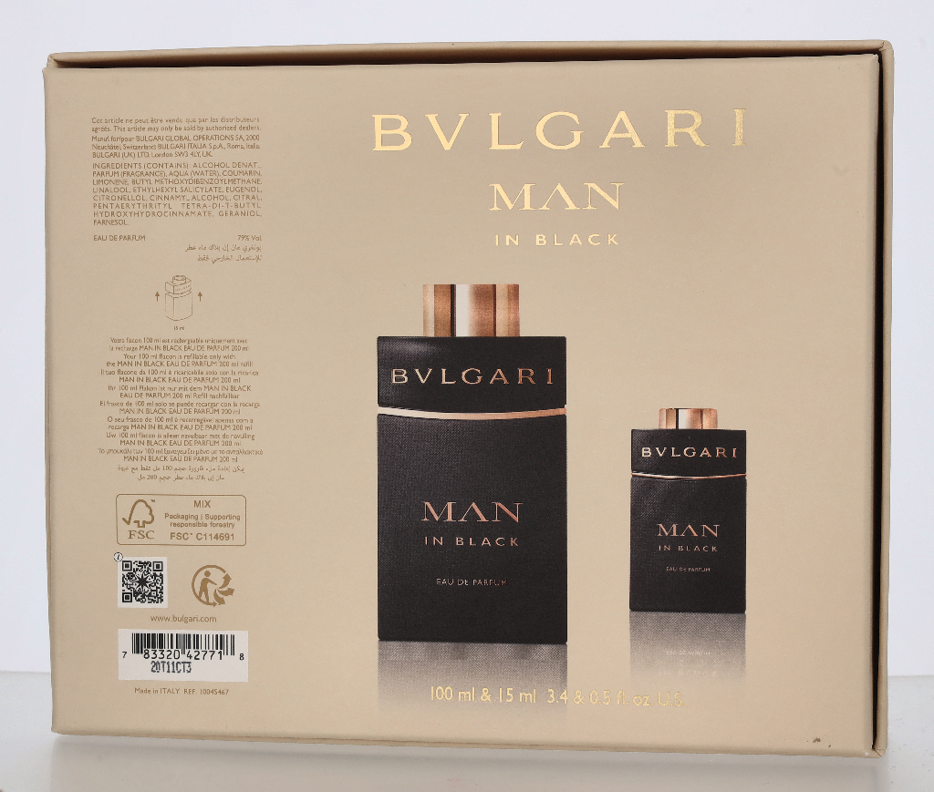 Bvlgari Man In Black Giftset 115 ml