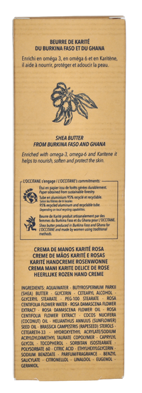 L'Occitane Shea Butter Rose Hand Cream 150 ml