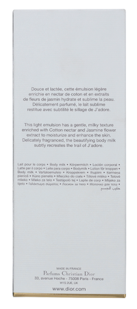 Dior J'Adore Beautifying Body Milk 200 ml