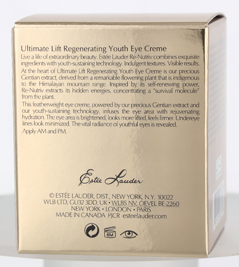 Estée Lauder Re-Nutriv Ultimate Lift Reg. Youth Eye Creme 15ml
