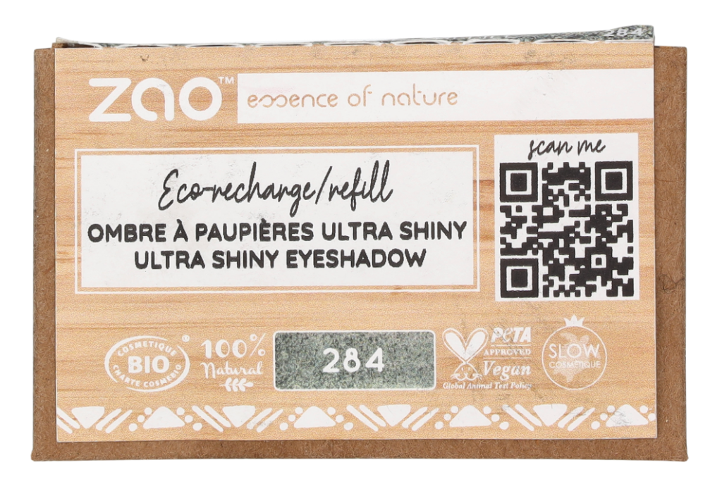 Zao Rectangle Shiny Eyeshadow - Refill 1.30 g