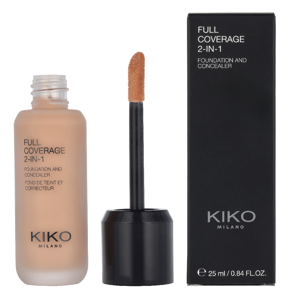 Kiko Milano Full Coverage 2 In 1 Foundation & Concealer 25 ml