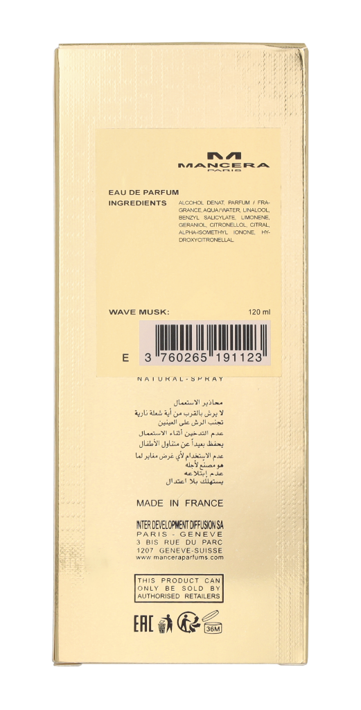 Mancera Wave Musk Edp Spray 120 ml