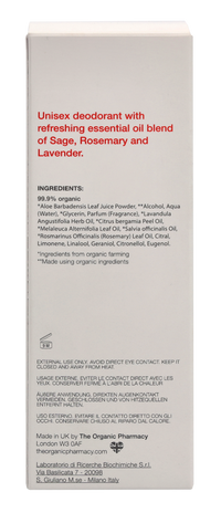 The Organic Pharmacy Deodorant Spray 50 ml