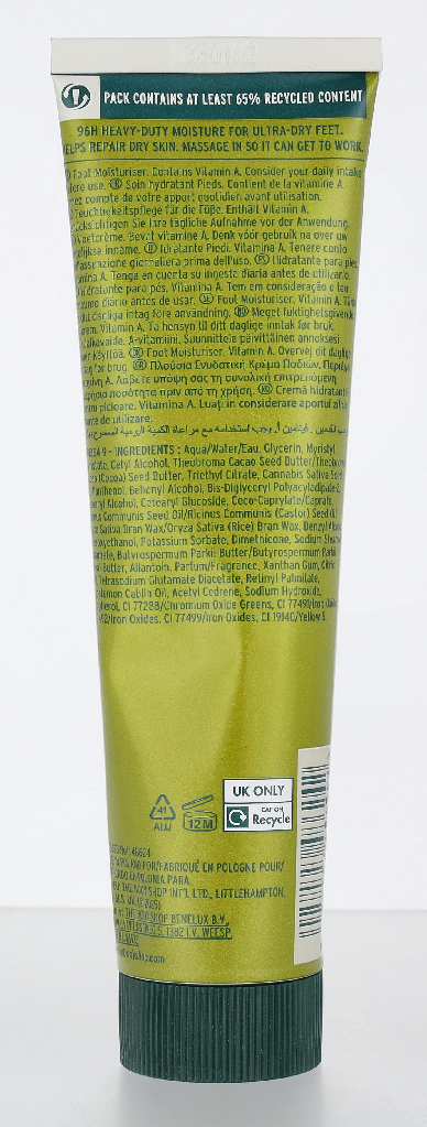 The Body Shop Rescuing Foot Protector - Hemp 100 ml