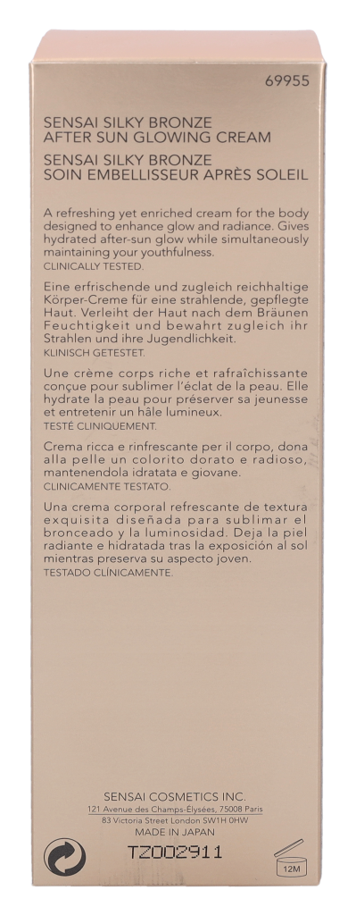 Sensai Silky Bronze After Sun Glowing Cream 150 ml