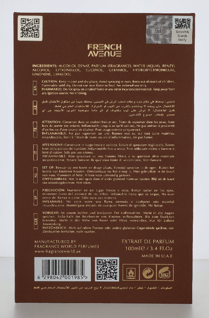 French Avenue Grow Edp Spray 100 ml