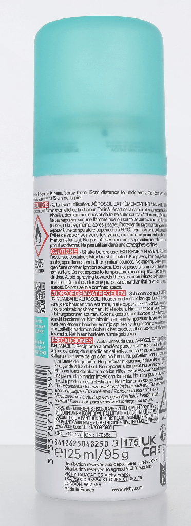 Vichy Deodorant Anti-Transpirant 48H Deo Spray