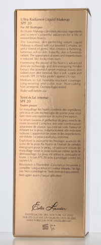E.Lauder Re-Nutriv Ultra Radiance Liquid Makeup SPF20/PA