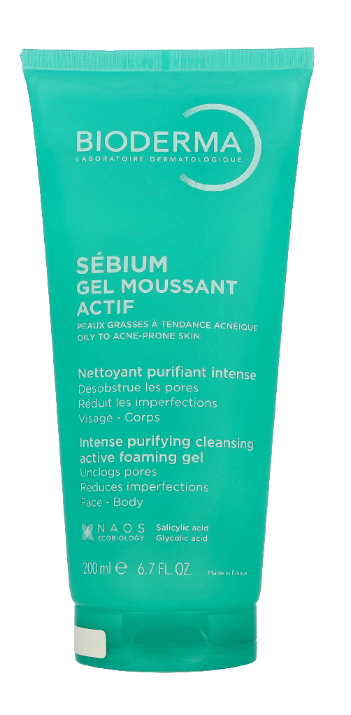 Bioderma Sebium Gel Moussant Actif Foaming Gel 200 ml