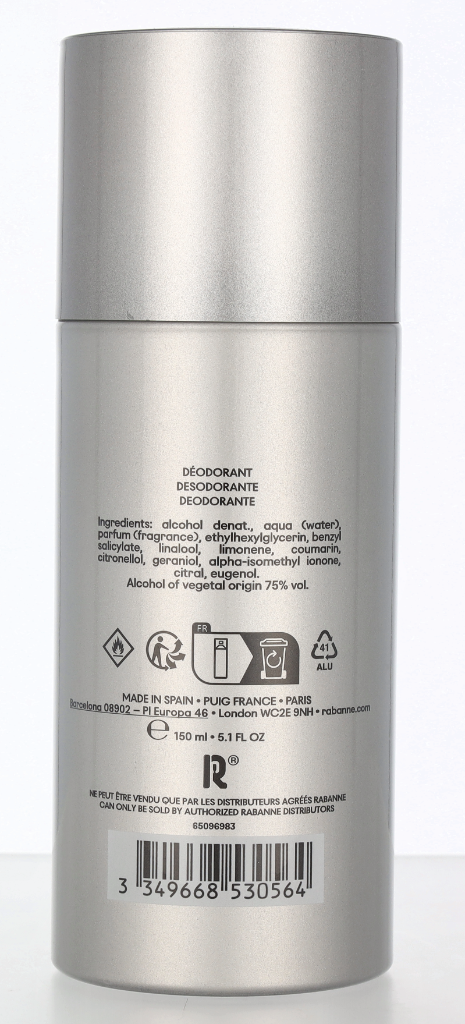 Paco Rabanne Invictus Deo Natural Spray 150ml