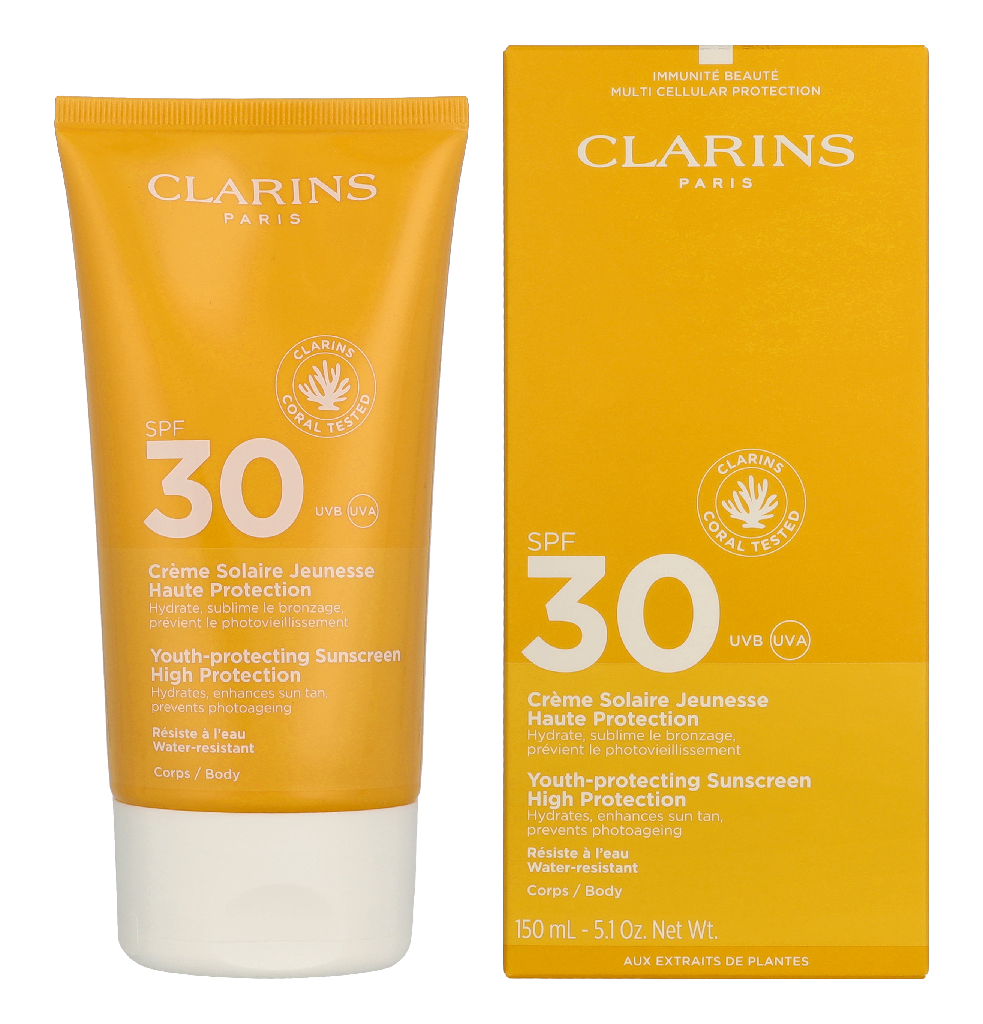 Clarins Youth-Protecting Sunscreen SPF30 CREME SOLAIRE JEUNESSE SPF30 150 ml