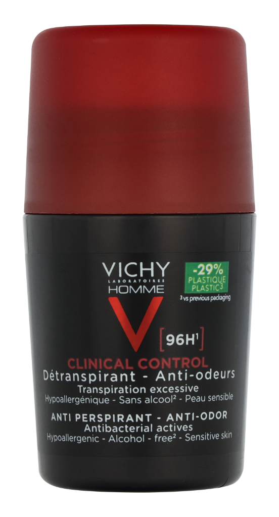 Vichy Homme Clinical Control 96H Detranspirant Roller 50 ml