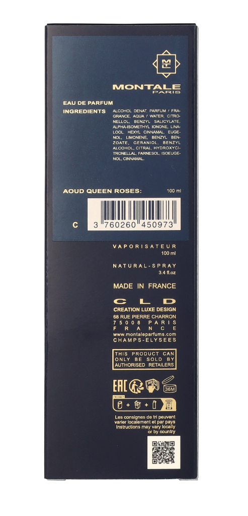 Montale Aoud Queen Roses Edp Spray 100 ml
