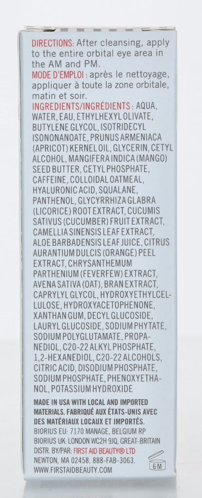 FAB Hydrating Eye Cream 15 ml