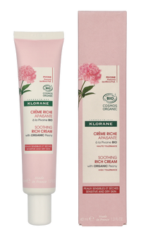 Klorane Soothing Rich Cream With Organic Peony 40 ml