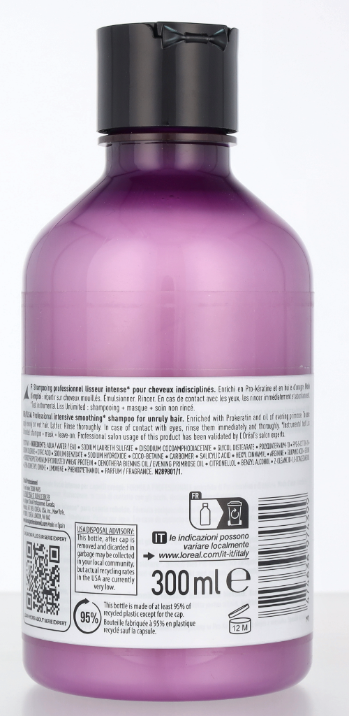 L'Oreal Serie Expert Liss Unlimited Shampoo 300 ml