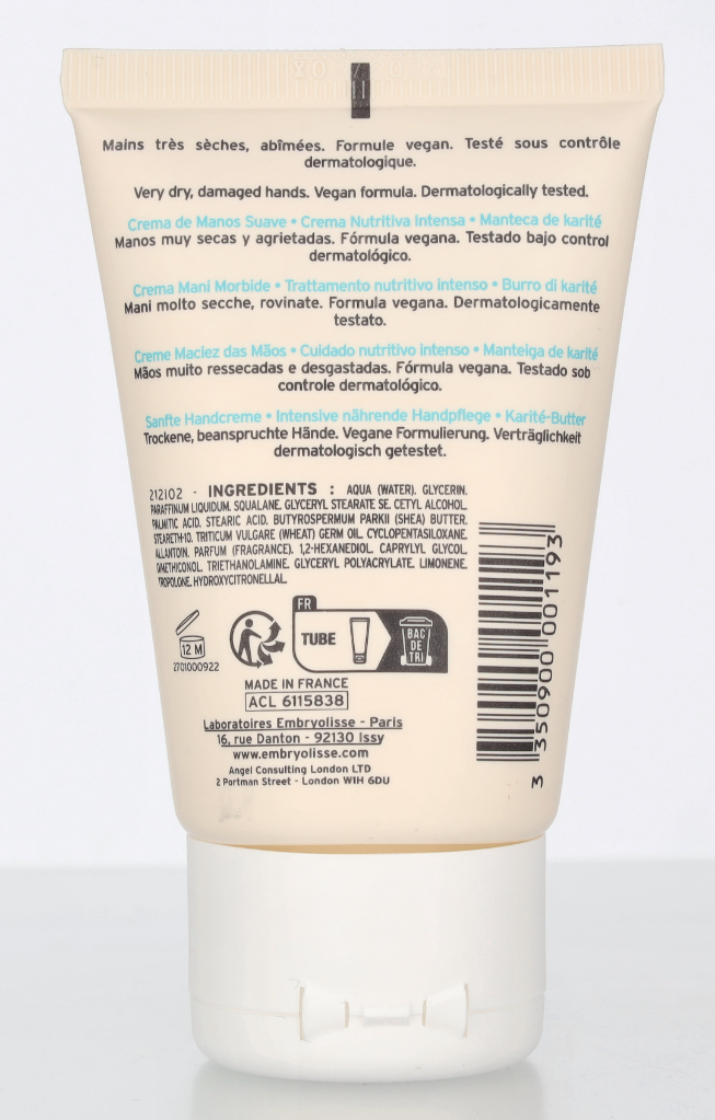 Embryolisse Softening Hand Cream 50ml
