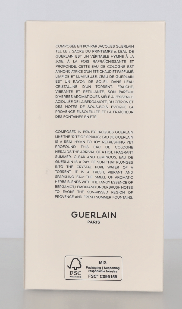 Guerlain Eau De Guerlain Cologne Spray 100 ml