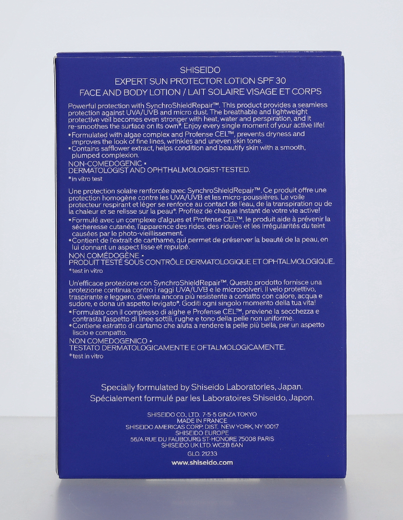 Shiseido Expert Sun Protector Face & Body Lotion SPF30 150 ml