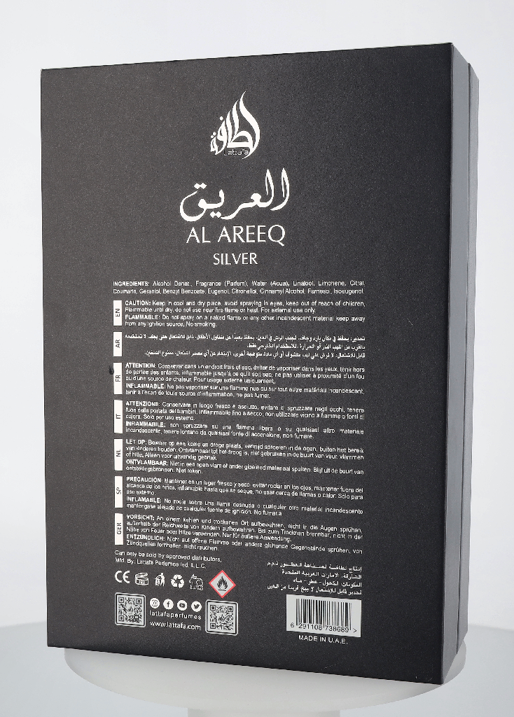 Lattafa Pride Al Areeq Silver Edp Spray 100 ml