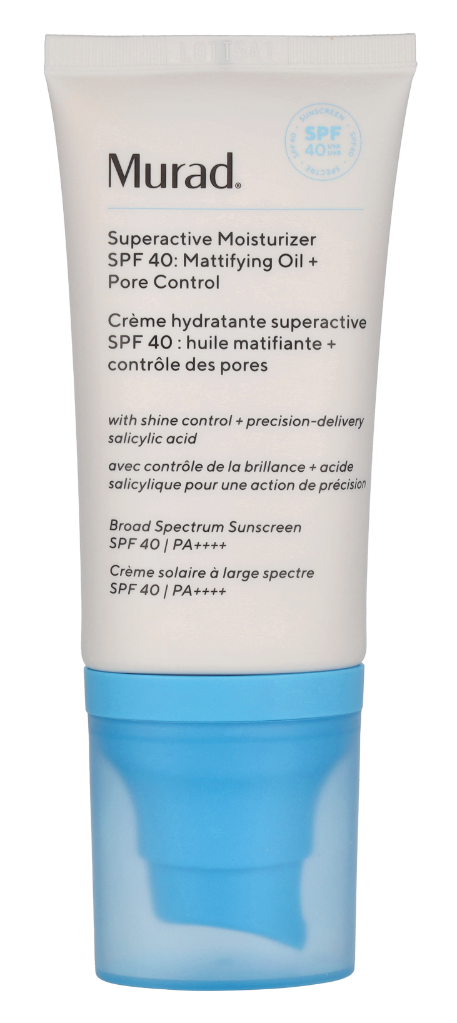 Murad Superactive Moisturizer Oil + Pore Control SPF40 50 ml
