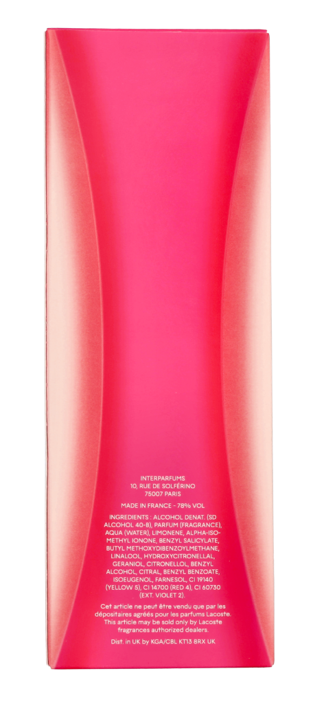 Lacoste Touch Of Pink Pour Femme Edt Spray