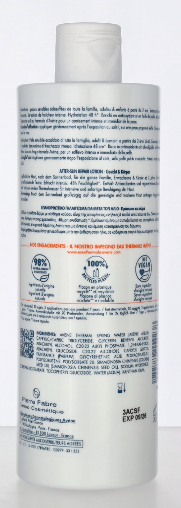 Avene After-Sun Restorative Lotion 400 ml