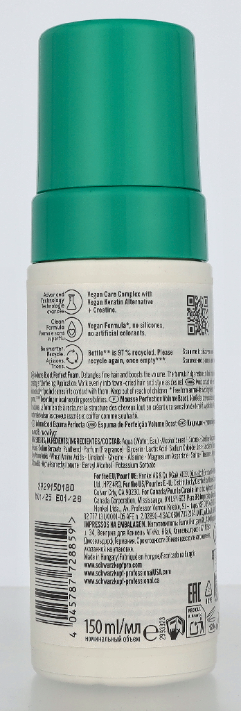 Bonacure Volume Boost Perfect Foam 150 ml