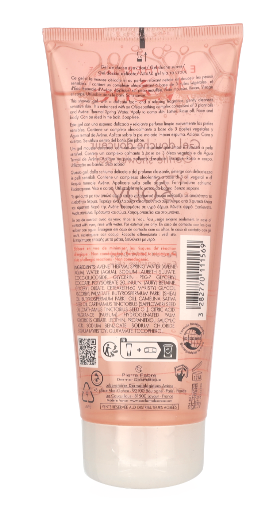 Avene Body Gentle Shower Gel 200 ml