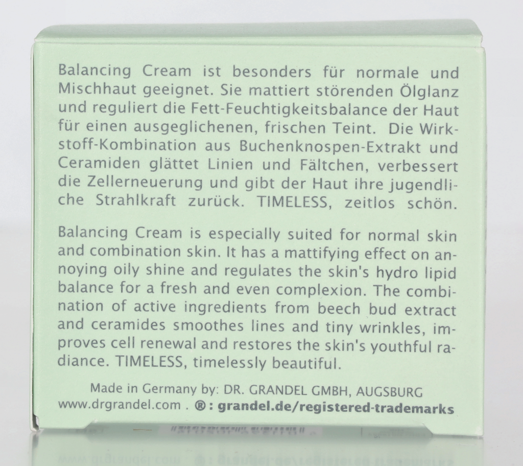Dr. Grandel Timeless Balancing Cream 50 ml