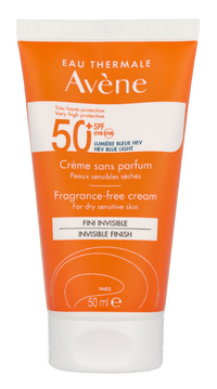 Avene High Protection Unscented Cream SPF50+ 50 ml