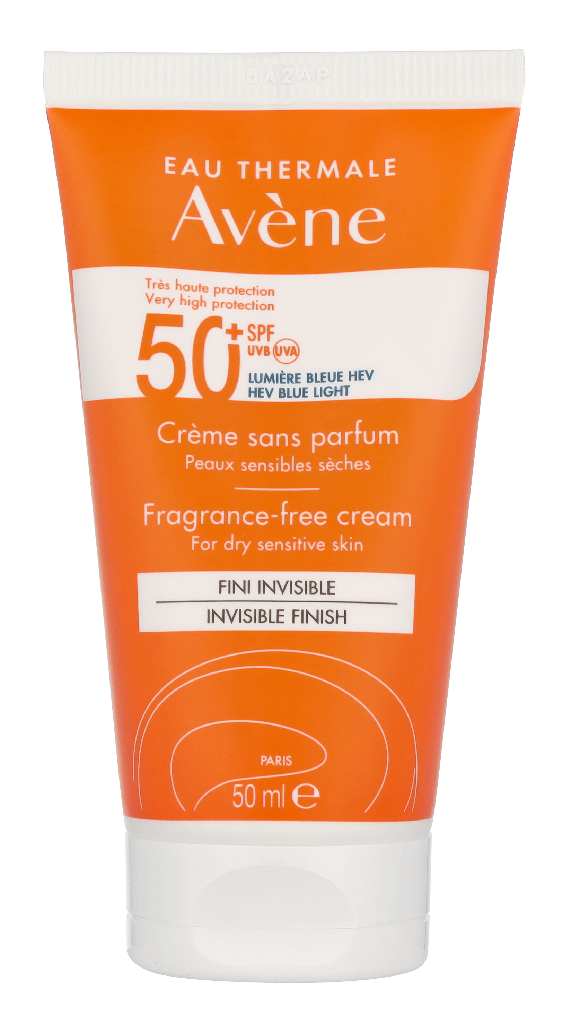 Avene High Protection Unscented Cream SPF50+ 50 ml