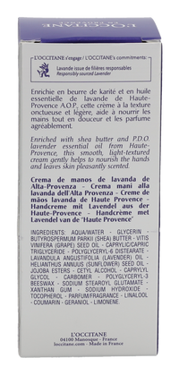 L'Occitane Lavender Hand Cream
