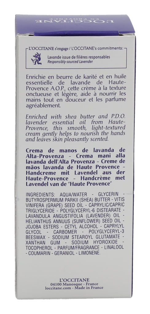 L'Occitane Lavender Hand Cream