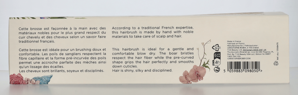 Christophe Robin Pre-Curved Blowdry Hair Brush 1 piece