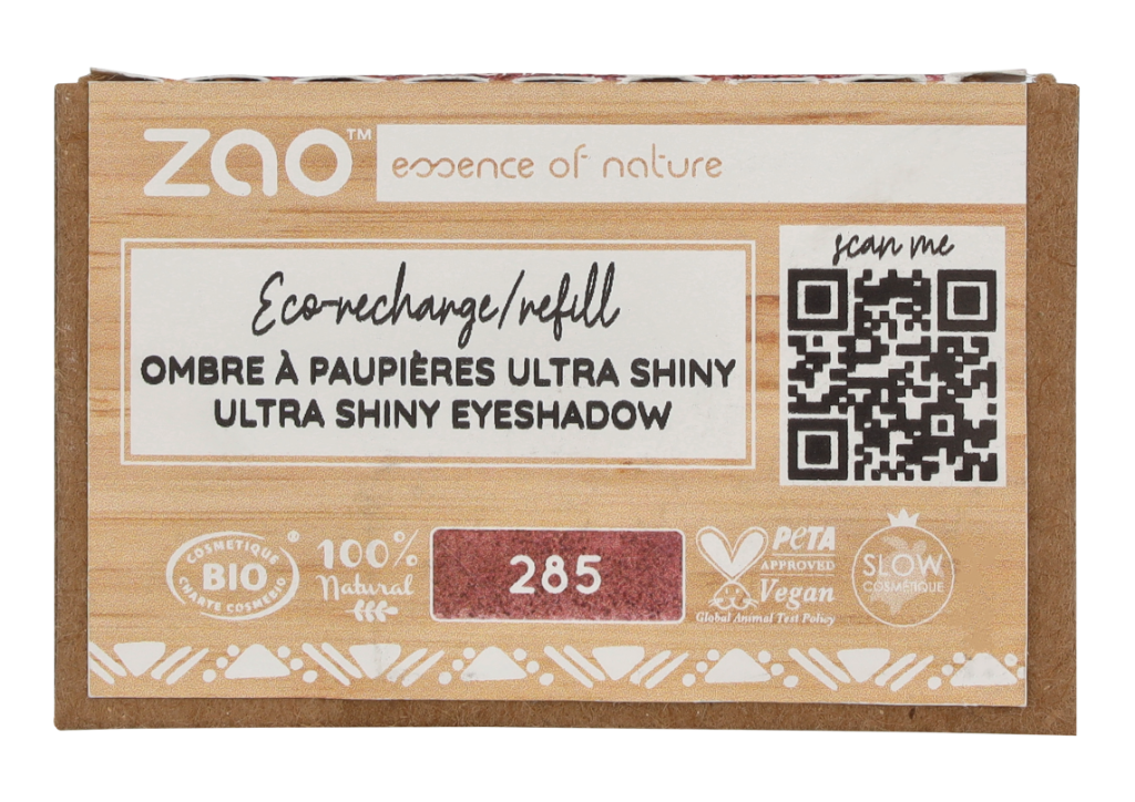 Zao Rectangle Shiny Eyeshadow - Refill 1.30 g